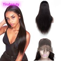 Peruvian Lace Front Wigs Silky Straight 13X4 Lace Frontal Wi...