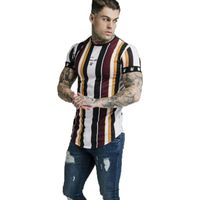 Spagna Man T-shirt Sik Silk Brand Abbigliamento Hip Hop Sik T-Shirt Fashion Casual Tees Tops Tshirt Siksilk T Shirt uomo M-2XL