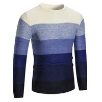 Männer Farbe Pullover Slim Fit Gestrickte Oansatz Warme Pullover Herbst Winter Warme Pullover Tops Xin Shipping
