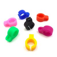 Silicone Cigarette Holder Blunt Joint Cigarillo Cigar Rolling Paper Cone Finger Ring Regular Size Smoking Tools Accessories