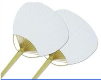 Éventails Paddle avec cadre en bambou et une poignée de soirée de mariage Favors Cadeaux Paddle papier Fan Fan espagnol