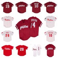 Philadelphia 1 Richie Ashburn 1950 4 Dykstra 1991 10 Darren Daulton 19 John Kruk 29 John Kruk 1993 Vintage Baseball Jersey