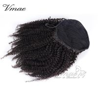 Brasileño vmae natural negro 100g 120g 3a 3b 3c 4a 4b 4c Horsetail agujero apretado cabello humano