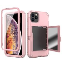 For iPhone 11 Case Wallet Design with Hidden Back Mirror and...