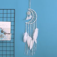 White Dream Catcher Fashion Pendants für Mädchen Frauen Schlafzimmer gewebtes Wandhänge Dreamcatcher Home Decor für Kunst schöner Zimmer Anhänger 122572