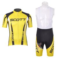 2019 New Pro Team Scott Cycling Ropa transpirable Quick Seco Ciclismo Jersey BIB / Pantalones Traje Hombres Outdoor Racing Bike Sports Wear Y052912