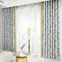 Floral Curtains for Living Room Bedroom Blackout Curtain for...