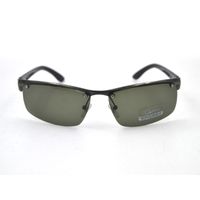 Gafas de sol polarizadas deportivas semi rinas retro hombres y mujeres gafas gafas gafas negro verde lente conducción gafas