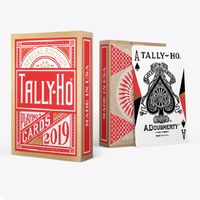 2019 Tally-Ho Red Playing Cards Chinese New Year Limited Edition Deck USPCC Poker Magic Card Games Magic Tricks Props