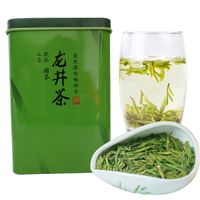 ventas Paquete 180g orgánico chino West Lake Longjing del pozo del dragón aromático té verde principios de la primavera Nueva perfumado té verde Regalo comida caliente