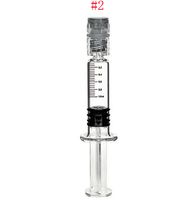 1,0 ml reine Glasspritzen DAB -Werkzeuge Medizinische Materialspritze 1ml Einwegdampfer CO2 Öl Luer Lock Spritzen klare Farbe