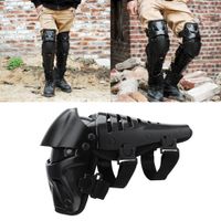 Aramox Knee Brace Knee Pads Breathable Kneelet Brace Shin Guards Protective Armor Set Used for Motorcycle Motocross 