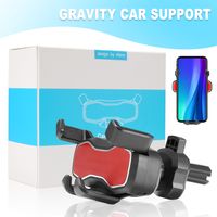 I titolari universale del supporto dell'automobile del cellulare Gravity Adjustable Car Holder GPS Inavigation Car Holder telefono con la scatola di vendita al dettaglio