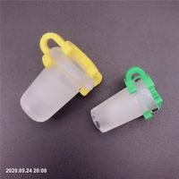Mini adaptador de vidrio con plástico Keck Clip Accesorios para fumar 10mm 14mm 18 mm Hombre Hombre Tubos de agua ADAPTADORES BONG