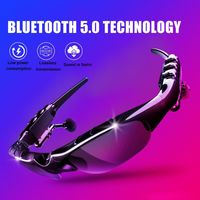 Gözlük Moda Güneş Gözlüğü Bluetooth kulaklık kulaklığı X8s Kulaklıklar Sürüş / bisiklet için mikrofonlu akıllı gözlük