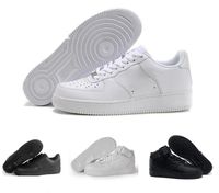 2021 Yeni Erkek Kadın Bir 1 Koşu Ayakkabıları Yüksek Düşük Kesim Beyaz Siyah Üçlü Erkek Açık Spor Ayakkabı Eğitmenler Sneakers Boyutu 36-45