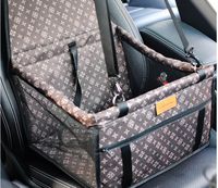 접이식 애완 동물 용품 방수 개 매트 담요 안전 애완 동물 자동차 좌석 가방 더블 두꺼운 여행 액세서리 메쉬 교수형 가방