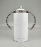 12 Unzen Sublimation Schnabeltasse Edelstahl Tumbler Doppelwand-Vakuum-Baby-Cup Isolierung Babyflasche mit freier Düse A02 BPA