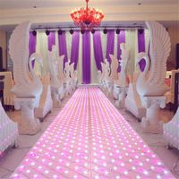 60*60 cm Shine LED Flash Mirror Carpet Aisle Runner Bar Club...