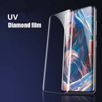 OnePlus 1+ 7 Pro 3D curvo pantalla de la película UV de alta definición de cristal templado de protección del protector de One Plus Pro 7t móvil