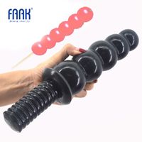 FAAK anal sex toys beads dildo big dong anal plug screw handle butt plug huge penis 2.36&quot; thick 11.2&quot;long dick anal dildo C18112801