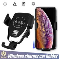 Draadloze Car Charger 10W Draadloze oplader 14x Snellere Auto Mount Air Vent Phone Houders voor iPhone Samsung Qi Charger Adapter met Detail