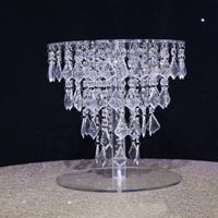 30cm à 130cm de haut peut choisir) Haute Qualité Transparent Acrylique Fleur Centerpiece support pour gâteau de mariage Support de table senyu0451
