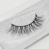 Big Sale Free Logo Nerz Falsche Wimpern Classic Collection Oberwimpern Natural Lightweight Mink Lashes Glitter A20 Verpackung