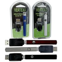 Vertex lo vv pré-aquecer bateria kit de carregador de bateria 350mAh pilhas de vape fit 510 cartucho CE3 G2 Bud V15 Liberty Cartuchos Vaporizador