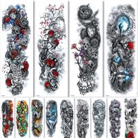 Full Arm Temporary Tattoos For Men and Women Large Arm Sleev...