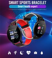 119 más pulsera inteligente tarifa cardíaca reloj inteligente hombre pulsera relojes deportivos banda impermeable smartwatch Android reloj Bluetooth
