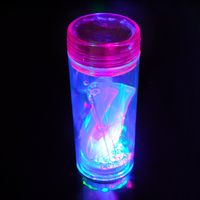 Tubi in Vetro Spesso LED Mini arabo Hookah Shisha un tubo Colori Coppa Bong acqua Pipe ad acqua Set di fumo per il tabacco 7 ''