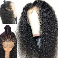 Transparent Lace frontal Wigs 150% Pre plucked Full natural ...