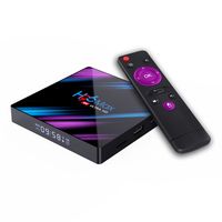 새로운 Arrvial H96 Max Android 10.0 TV 박스 RK3318 4GB 32GB 이중 WiFi 블루투스 4K 미디어 플레이어