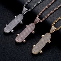 Iced Out Pendant Luxury Designer Jewelry Mens Necklace Fashi...