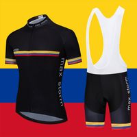 2020 NIEUWE Team Black Colombia Fietsen Jersey Aangepaste Road Mountain Race Top Max Storm Ciclismo Jersey Fietsen Sets