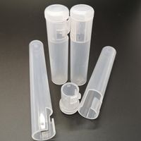 Childproof tubos vazios Limpar Criança tubo plástico resistente para 0,5 ml 1 ml Vape cartucho Atomizador Carrinhos Embalagem OEM personalizado Adesivos Joint