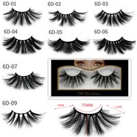 25mm 3d mink cílios famosos lash natural longo cabelo pestanas extensões olhos maquiagem 6d falso olho cílios