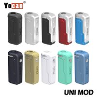 Autentisk Yocan UNI MOD Universal Box mod Batteri för all bredd av patroner / oljefördelare Förvärmningsspänning Justerbar vape mod