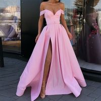 New Sexy V-Neck Special Occasion Prom Dresses Sleeveless Evening Dresses 2019 Fashion A-Line Robe De Soiree Long