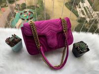 Designer- Marmont velvet bags handbag women shoulder bag desi...