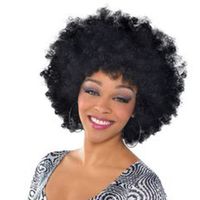 Grossist frisyr damer kort kinky lockig wig afrikansk ameri brasiliansk hår simulering mänsklig hår kort kinky lockig naturlig peruk