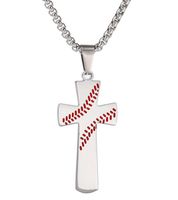 wholesale choose styles 2020 New cross Baseball Bat necklace...