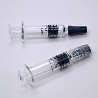 Luer Lock Glass Syringes Oil Filling Tools for 1ML Vape Cart...