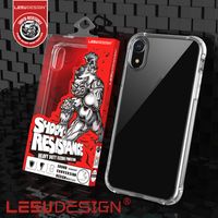 LEEU DESIGN luxury anti shock TPU clear cell phone case cove...