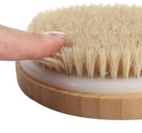Natural bristles Bath brush Body Maasage No Handle Body Exfoliating SPA Hot Dry Skin Body Wooden Dry Brush XB17424751