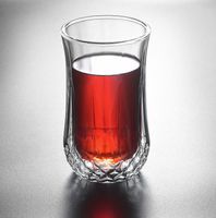 New Glass Dupla Camada de Copos de Whisky de Alta Qualidade Transparente High-end Bar Copo De Vinho De Vidro Drinkware Atacado
