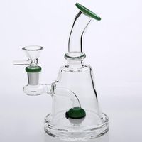 Cheap Gift 17cm Glass Bong with Piece Dab Oil Rigs Thick Bai...