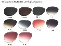 Alıştırma HD Gradyan Sürüş Güneş Gözlüğü Lens UV400 Ayna Reçeteli Gözlükler Objektif Güneş Gözlüğü 0 --- -6.00Cheap Fiyat