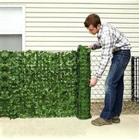 0. 5*1M Artificial Hedge Leaves Faux Lvy Leaf Privacy Fence S...